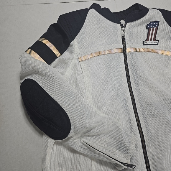 Harley-Davidson XL sturdy mesh jacket with body armor. New without tags - Picture 8 of 16